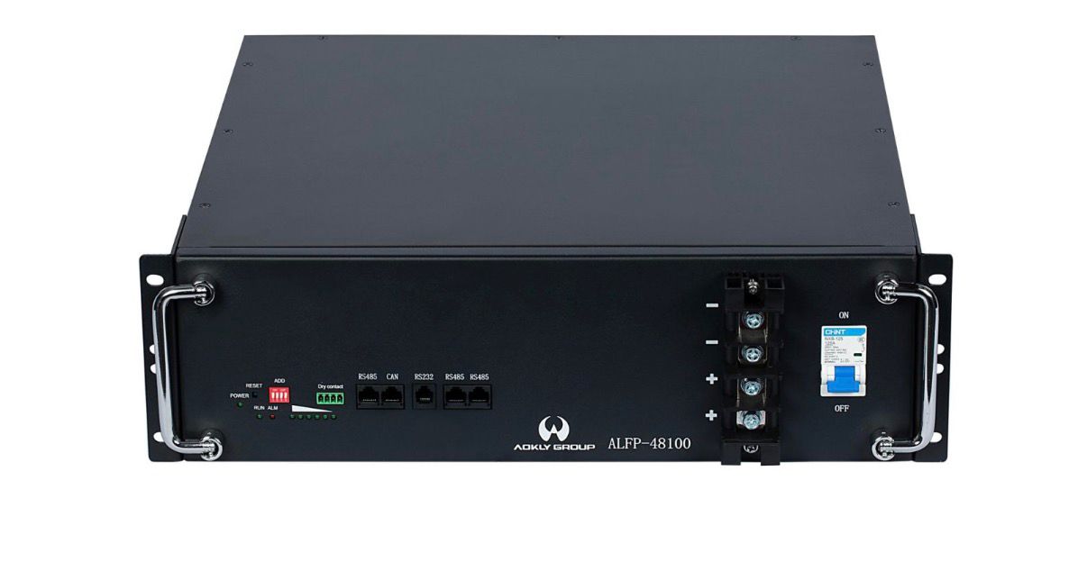 Batería de Litio Aokly 51,2V 100Ah 5,12kWh LiFePO4